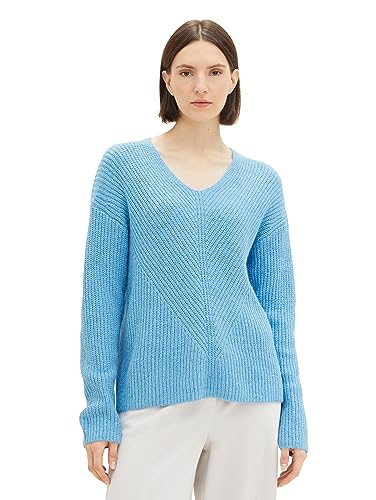 TOM TAILOR 1039242 Maglione, 12391-clear Blue Melange, S... - Amazon Italie à 23.92€