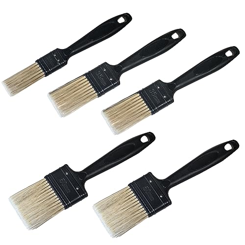 Flachpinsel-Set 5-teilig, 1x 25+2X 35+ 2x50 mm Breite... - Loisirs Créatifs Amazon Allemagne à 1.99€