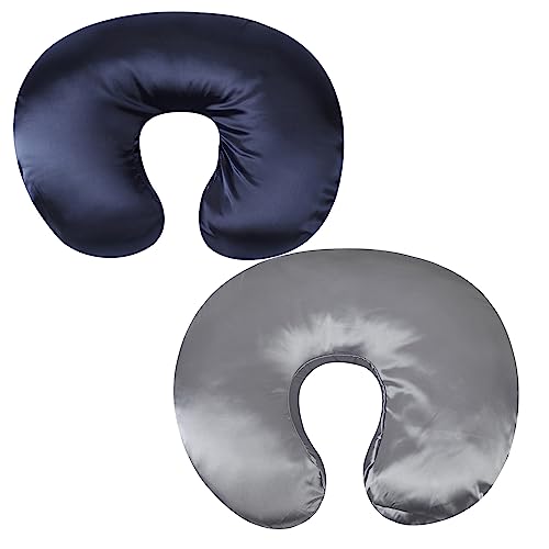 Lot de 2 housses de coussin d'allaitement en satin de soie... - Bébé & Puériculture Amazon France à 17.21€