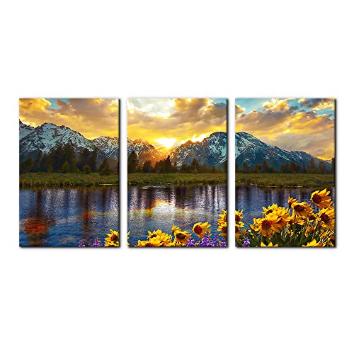 3 piezas de lienzo de montaña para sala de estar, paisaje... - Maison & Cuisine Amazon Espagne à 62.51€