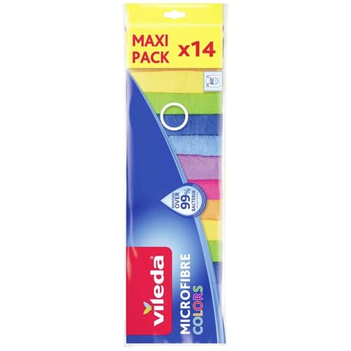 Vileda - Lavettes Microfibres Colors Multi-Usages... - Sports & Fitness en promo à 6.95€