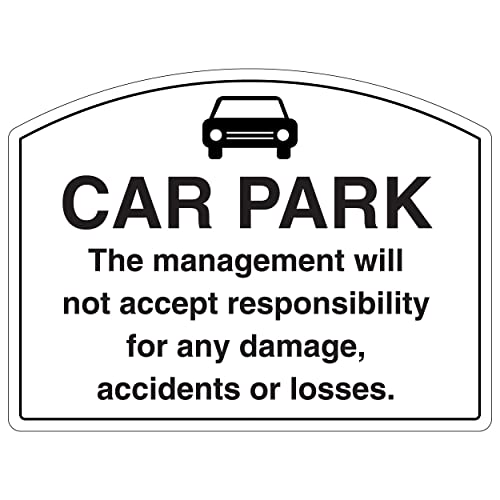 V Safety Shaped Safety Sign - Car Park - Management... - Maison & Cuisine en promo à 1.68€