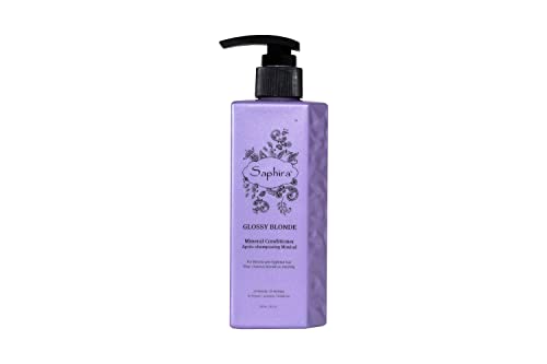 SAPHIRA Glossy Blonde Mineral Conditioner (250 ml) - Beauty & Fragrances Amazon Italy à 11.47€
