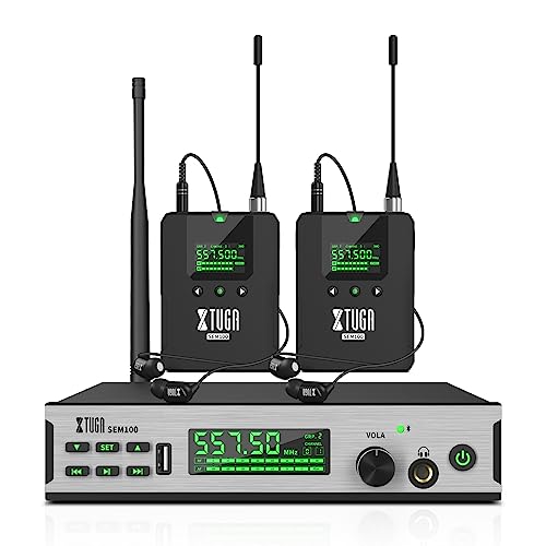 XTUGA Sistema di monitoraggio in-ear stereo senza fili... - High-Tech & Électronique Amazon Italie à 141.35€