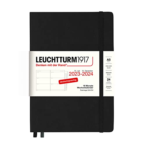 LEUCHTTURM1917 367603 Agenda settimanale Medium (A5) 2024... - Amazon Italie à 10.33€