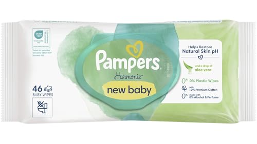 Pampers Baby Feuchttücher Harmonie, New Baby Aloe Vera - Bébé & Puériculture en promo à 1.55€