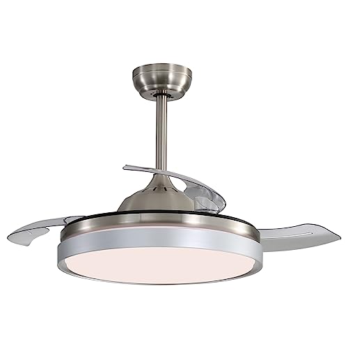 KPUY Ventilateur de plafond avec lumière et télécommande... en promo à 117,35€ (-38%) sur Amazon FR