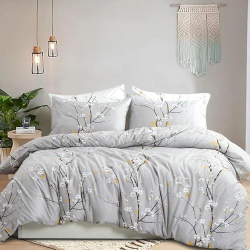 Freyamy Bettbezug, Decke, Bettwäsche 200 x 200 cm, Grau... - Maison & Cuisine Amazon Allemagne à 17.22€