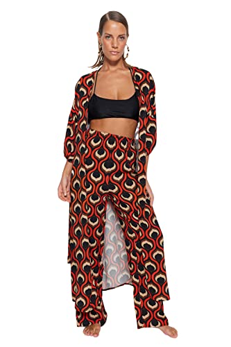 Trendyol Kimono y Caftán-Multicolor-Regular, Muy Colorido... - Mode & Vêtements en promo à 12.46€