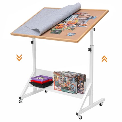 Tektalk Table de Puzzle avec Couverture - Chevalet... - Jouets & Jeux Amazon France à 93.11€