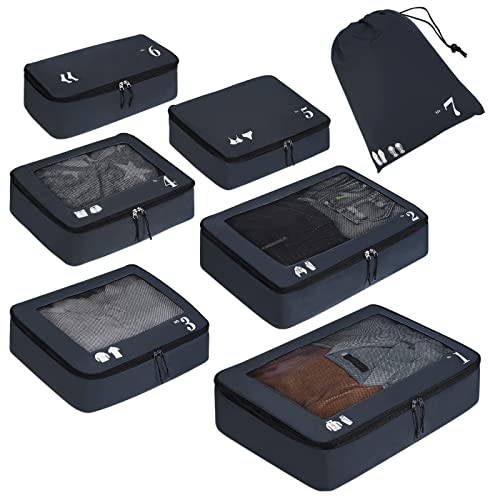 ECOHUB Organizador Maleta de 7 Piezas Packing Cubes de... - High-Tech & Électronique Amazon Espagne à 5.99€