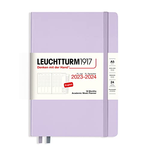 LEUCHTTURM1917 367549 Agenda Académica Semanal Mediana (A5)... - Amazon Espagne à 10.29€