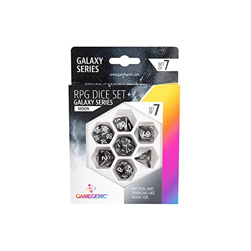 Gamegenic - Set di dadi per ruolo Moon (7 pezzi) - Toys & Games Amazon Italy à 13.96€