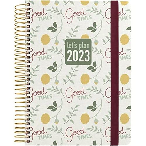 Grafoplas Good Times Terminplaner 2023, A6, Weiß - Fournitures Bureau Amazon Allemagne à 15.35€