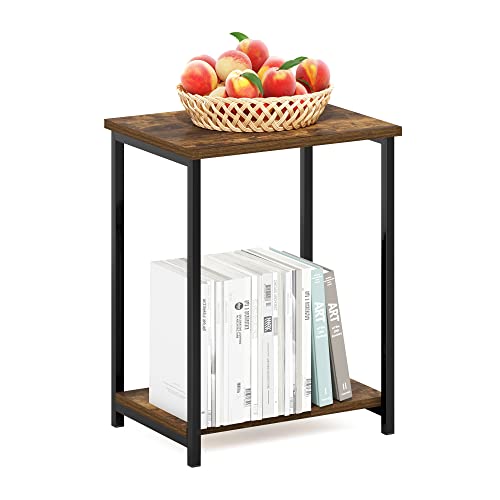 Furinno Simplista Mesa Auxiliar con Marco de Metal, Madera... - Amazon Espagne à 16.75€