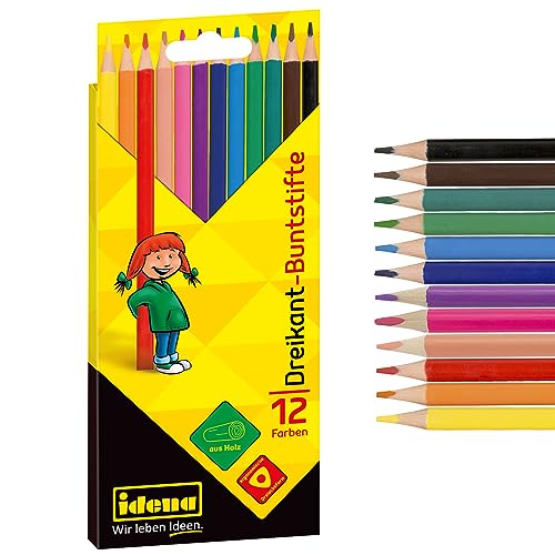 Idena 20134 - Buntstifte in 12 Farben, Farbstifte aus FSC... - Sports & Fitness en promo à 2.49€