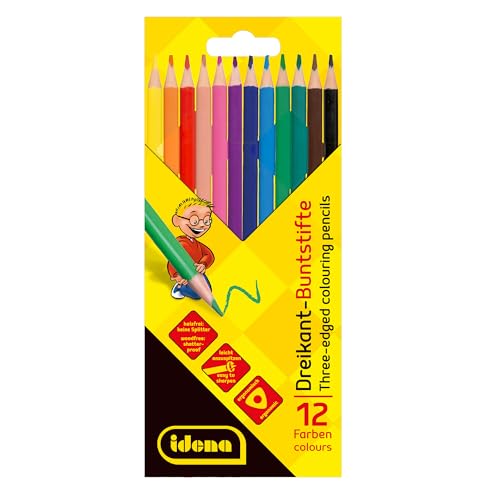 Idena 20133 - Crayons de peinture en 12 couleurs, crayons... - Jouets & Jeux Amazon France à 1.31€