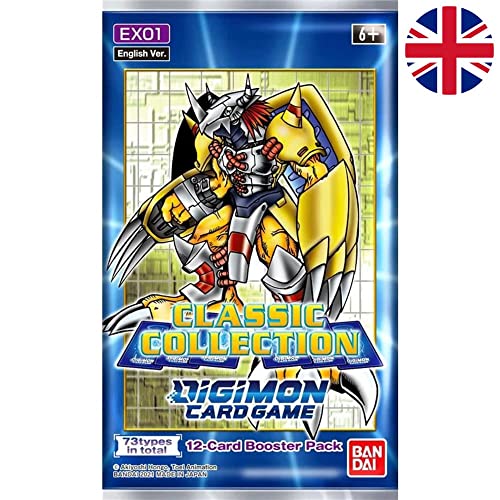 BANDAI Digimon Classic Collection Booster Pack - Trading... - Jouets & Jeux Amazon Royaume-Uni à 6.54€