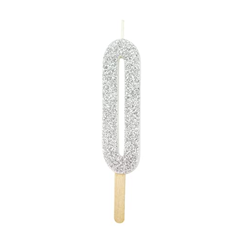 PME Silber Glitter Zahlen-Kerze 0 - Maison & Cuisine Amazon Allemagne à 1.90€