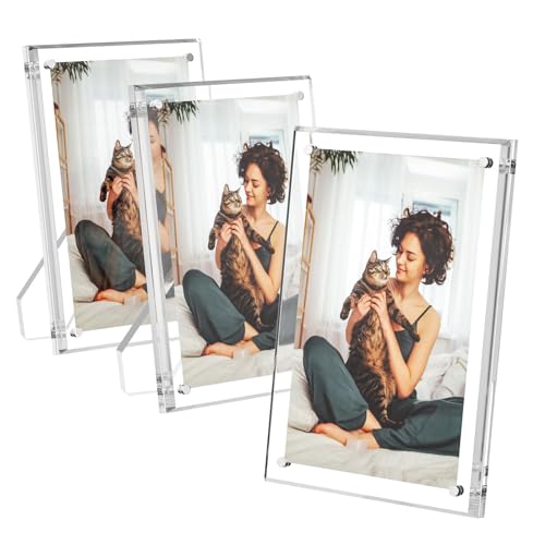 AITEE Acryl-Bilderrahmen, 3 Stück, transparente... - Home & Kitchen Amazon Germany à 8.35€