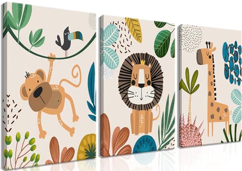 AKWISH Kunstdruck auf Leinwand, gerahmt, Boho-Design... - Maison & Cuisine en promo à 12.20€