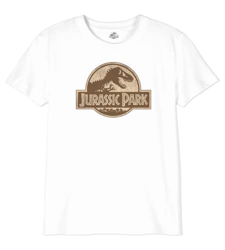 Jurassic Park Camiseta de niño, Blanco, 14 años - Deal du jour à 8.92€