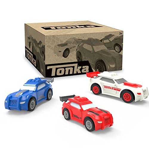 Basic Fun Tonka - Racecar 3 Packs Exclusif, FFP & (Exclusif... en promo à 11,40€ (-55%) sur Amazon FR