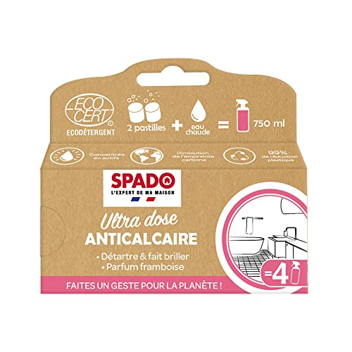 SPADO - Anti Calcaire - Nettoie, détartre & fait briller... en promo à 7,57€ (-44%) sur Amazon FR