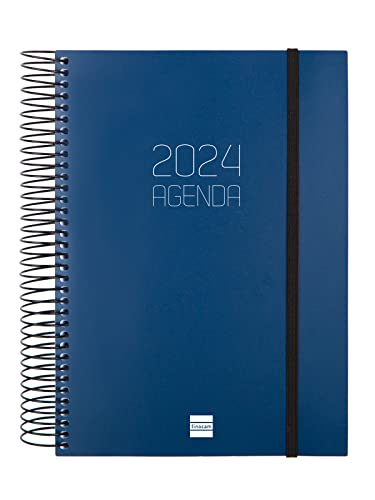 Finocam - Agenda 2024 Espiral Opaque 1 Día Página Enero... - Fournitures Bureau Amazon Espagne à 6.11€