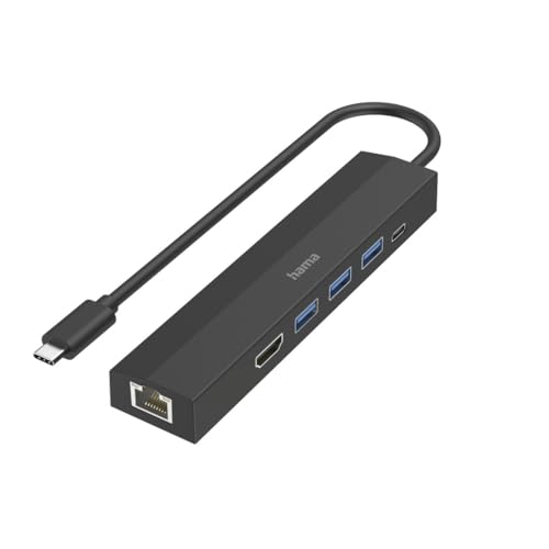 Hama Multi-port USB-C Hub (6-in-1 Adapter: 3 USB-A, 1 USB-C... - Nouvelle promo Amazon à 17.99€