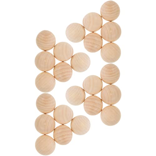 Toyvian 24pezzi Mezze Perline Di Legno Non Rifinite Sfere... - Jouets & Jeux Amazon Italie à 13.39€