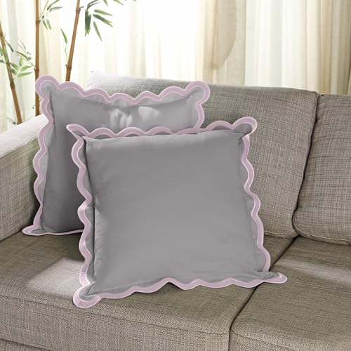 Folkulture Throw Pillow Covers for Couch, 18x18 Decorative... - Maison & Cuisine Amazon Royaume-Uni à 13.31€