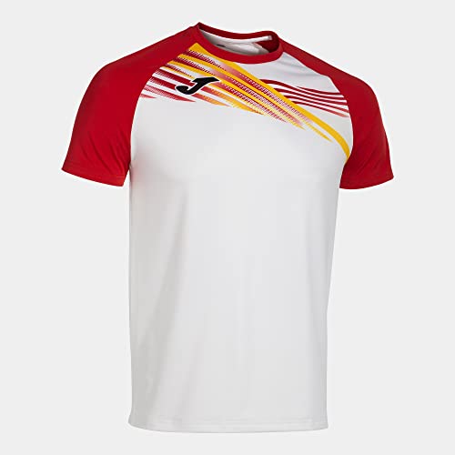 Joma Camiseta Manga Corta Elite x Blanco Rojo - Maison & Cuisine Amazon Espagne à 14.00€