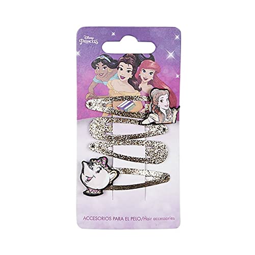 Princesses Disney Lot de 4 pinces à cheveux Multicolore - Beauté & Parfums Amazon France à 20.56€