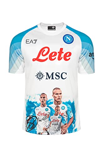 SSC NAPOLI Match Jersey Face Game Østigård 2022/2023 White - Jouets & Jeux Amazon Royaume-Uni à 63.05€