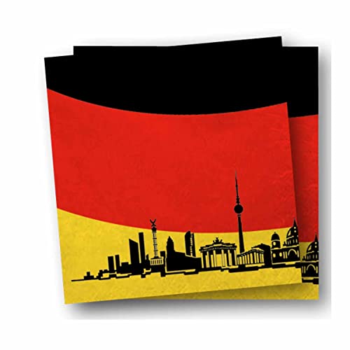 Deutschland Servietten Berliner Skyline 20 Stück... - Loisirs Créatifs Amazon Allemagne à 1.49€