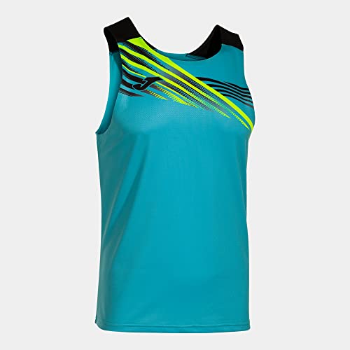 Joma Camiseta sin Mangas Elite x Turquesa flúor Negro - Sports & Fitness Amazon Espagne à 12.99€