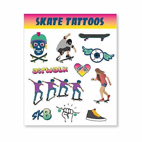 Skater Tattoo 1 Bogen // * Skater * Mitgebsel... - Jouets & Jeux Amazon Allemagne à 1.69€