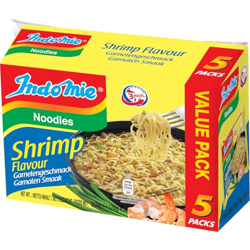 INDOMIE - Instant Nudeln Garnelen 5-pack - (1 X 5 X 70 GR) - High-Tech & Électronique Amazon Allemagne à 1.69€
