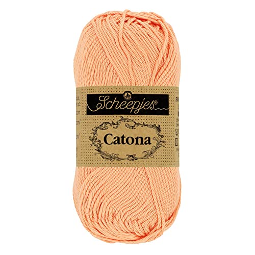 Scheepjes - Scheepjes Catona 414 Vintage Peach Yarn - 1x10g - Pet Supplies Amazon UK à 3.01€
