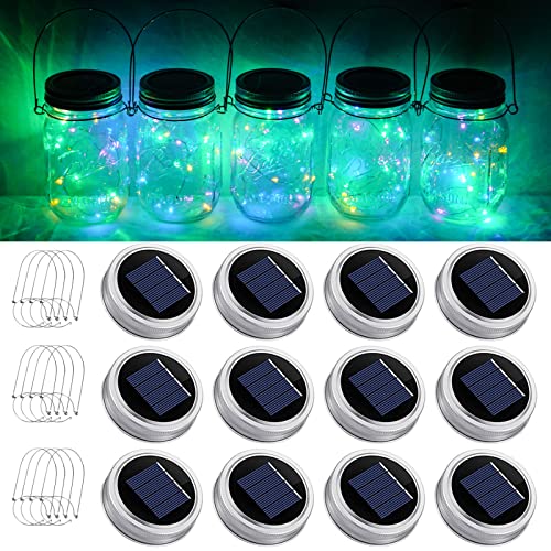 SmilingTown Lot de 12 couvercles lumineux à énergie solaire... - Jardin & Extérieur Amazon France à 54.00€