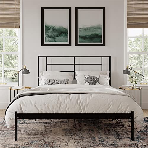 DHP Furniture Jensen Metal Bed Black King - Maison & Cuisine en promo à 123.33€