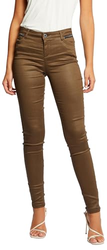 Morgan Pantalon Skinny Enduit à détails Bijoux Vert 36 - Sports & Fitness Amazon France à 26.40€