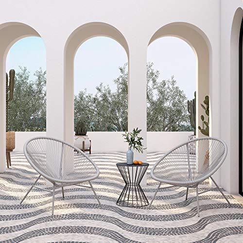 DHP Furniture Avo XL Dining Chair Grey, 2Pk, 91x87x84cm... - Home & Kitchen Amazon UK à 79.99€