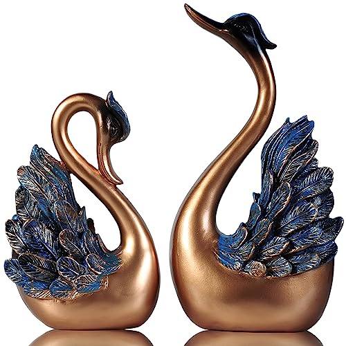 CECKQUE 2 estatuas de Cisne para decoración del hogar de... - Maison & Cuisine Amazon Espagne à 12.10€