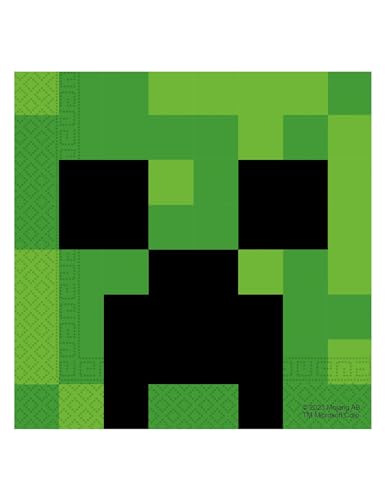 Procos Minecraft Party Servietten, 20 Stück - Maison & Cuisine Amazon Allemagne à 2.99€