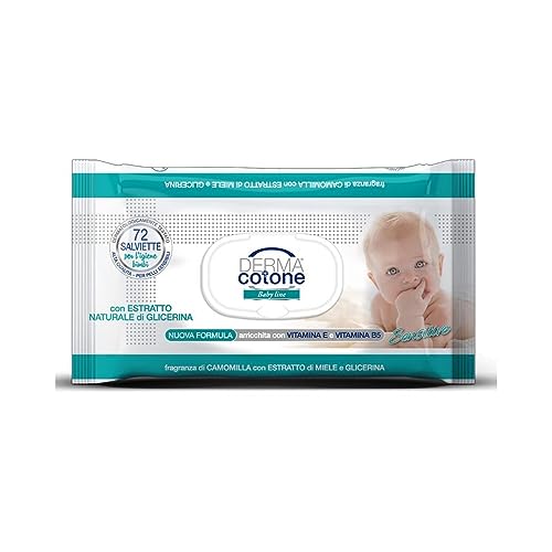 Dermacotone Salviettine Baby Camomilla 72 Pezzi - Bébé & Puériculture Amazon Italie à 1.79€