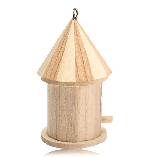 Comedero de semillas para pájaros, caja de madera para... - Animalerie Amazon Espagne à 2.31€
