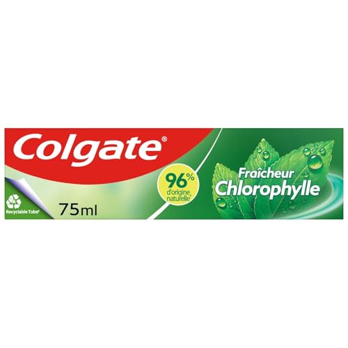 Colgate Dentifrice Chlorophyle Fraicheur Intense - Le tube... en promo à 1,65€ (-73%) sur Amazon FR