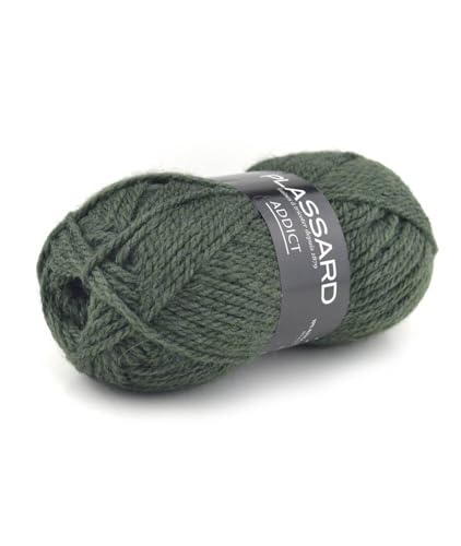 Laine Plassard Addict Vert Bouteille (76) - Loisirs Créatifs Amazon France à 4.74€